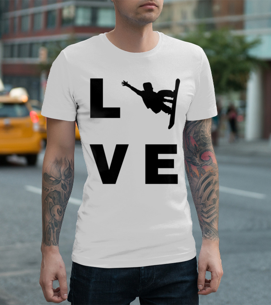 Love Snowboard Snowboarder Winter T-Shirt