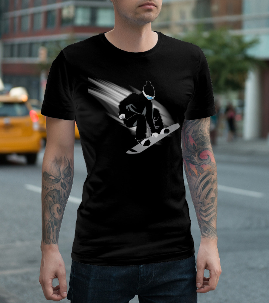Snowboarder Extreme Freestyle Action T-Shirt