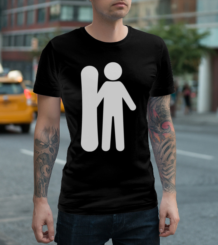 Snowboarding Fun Mountain Winter Humorous T-Shirt