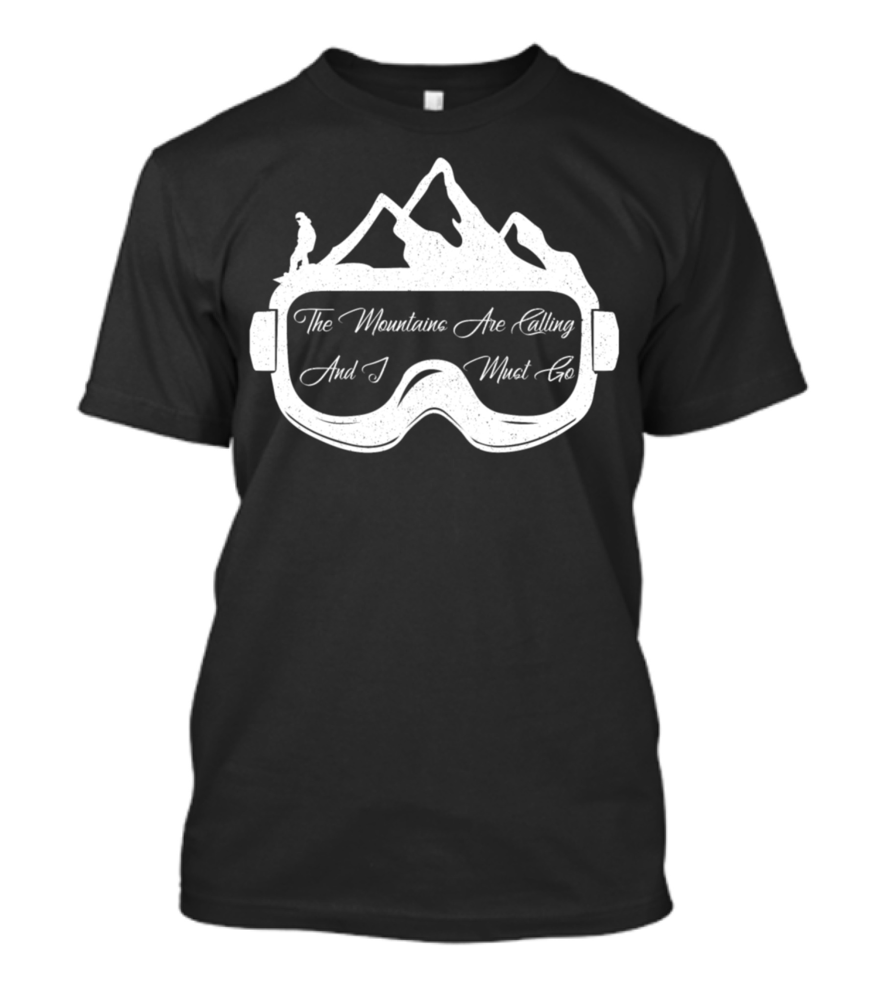 The Mountains Are Calling Snowboarding Vacations T-Shirt