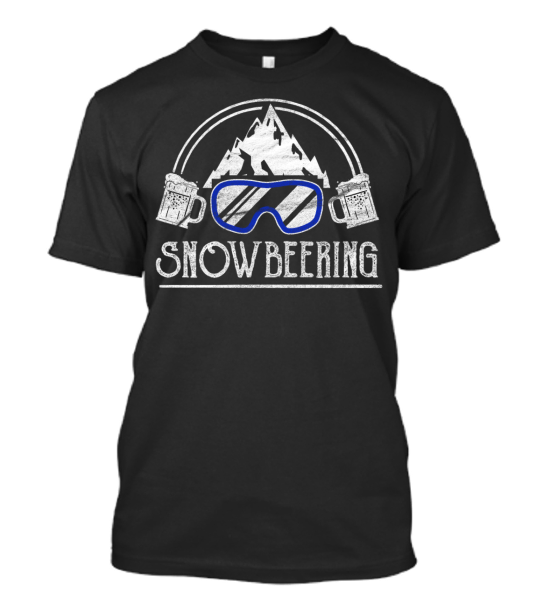Snowbeering Snowboarding Snowboarder Beer T-Shirt