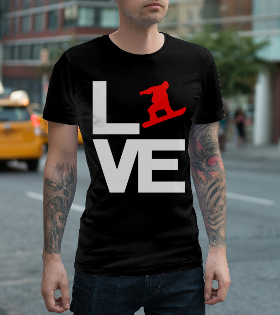 Love Snowboarding Snowboarder Freestyle Jump T-Shirt