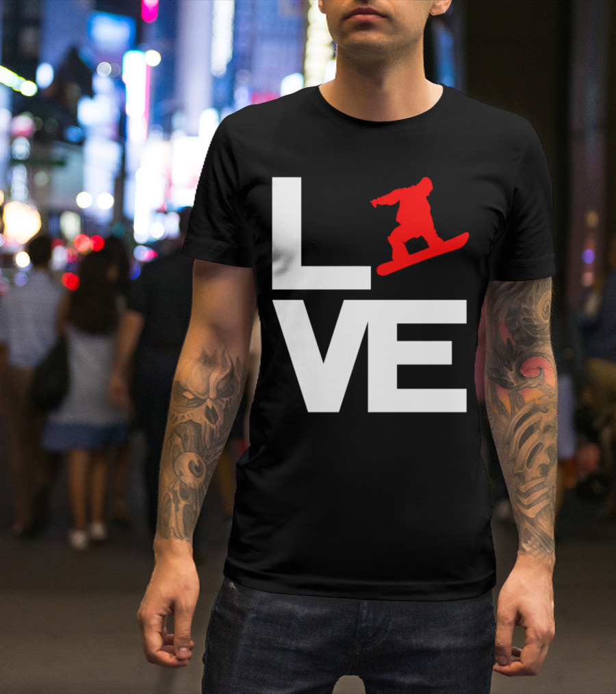 Love Snowboarding Snowboarder Freestyle Jump T-Shirt