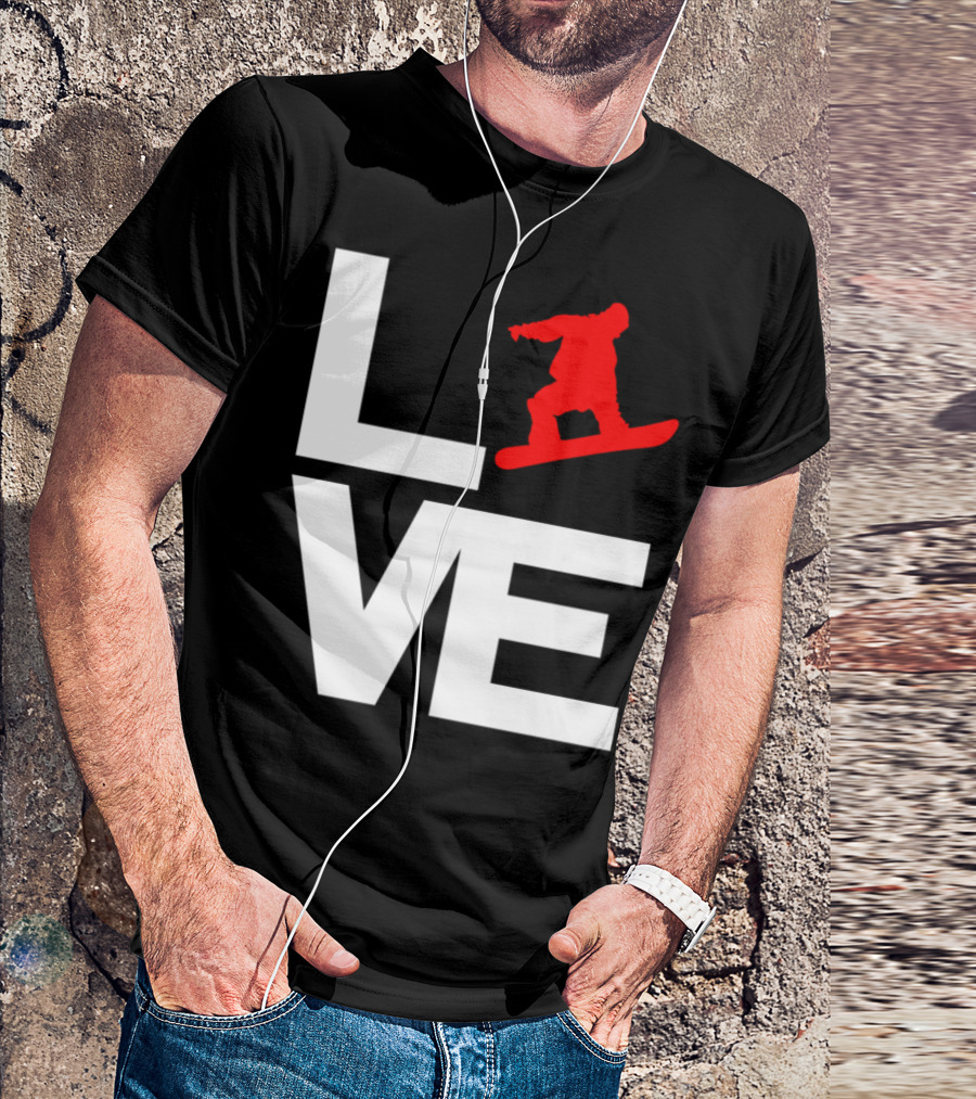 Love Snowboarding Snowboarder Freestyle Jump T-Shirt