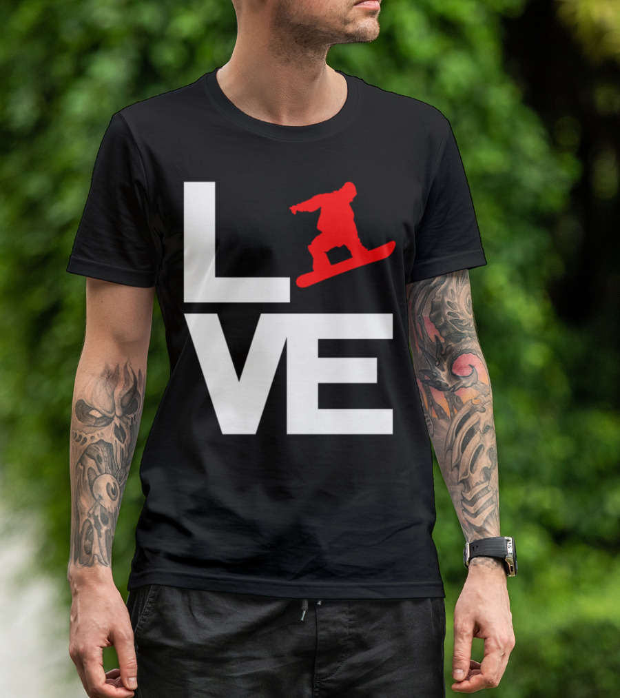 Love Snowboarding Snowboarder Freestyle Jump T-Shirt