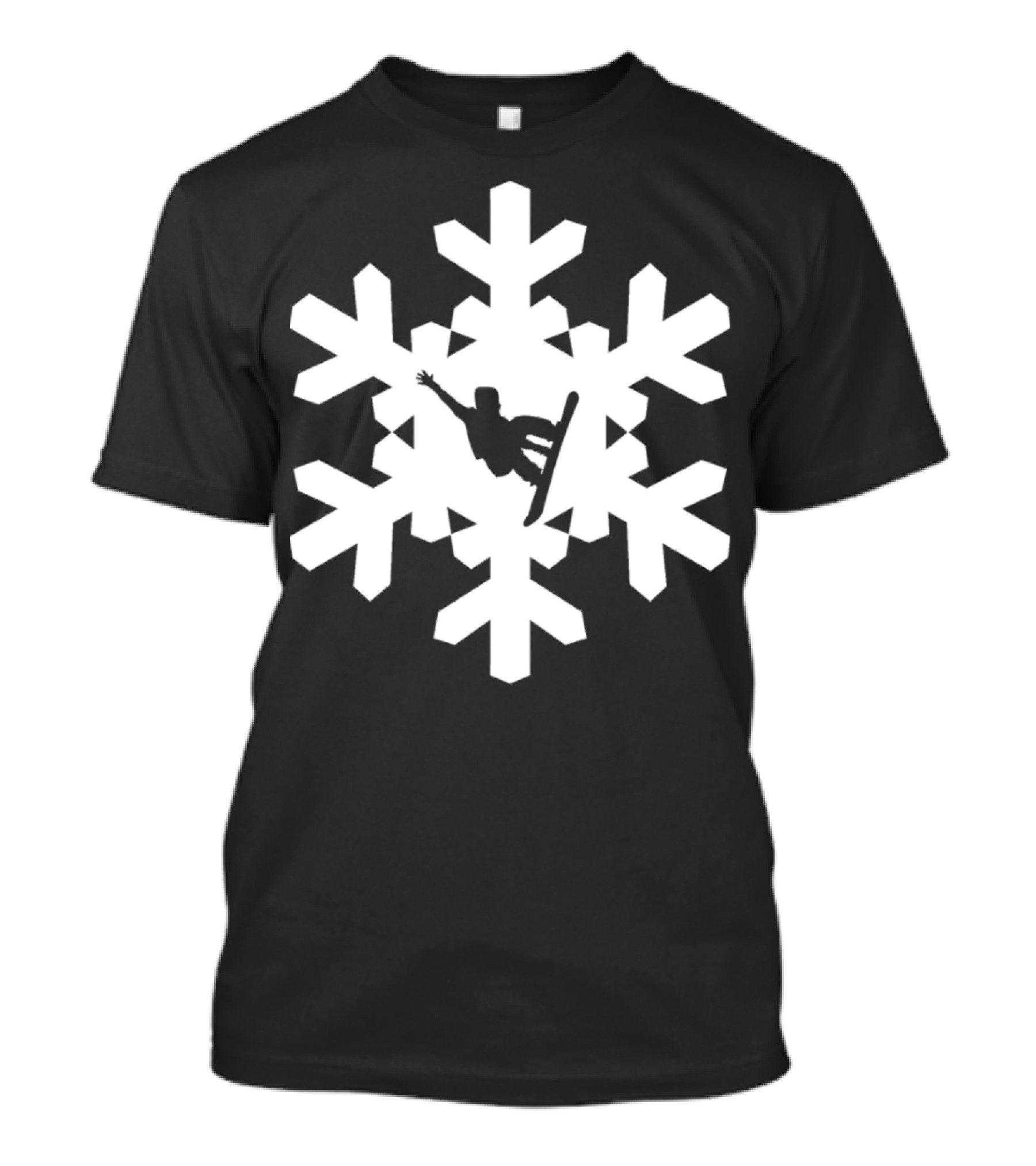 Snowboarding Snowflake T-Shirt