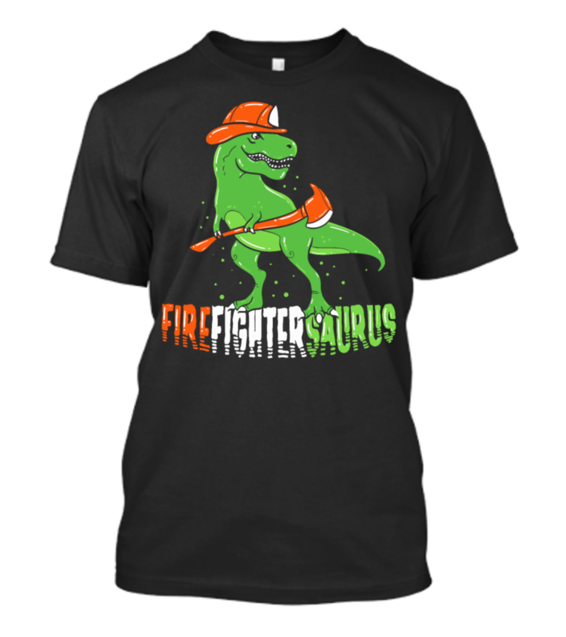 FirefighterSaurus Funny Firefighter Fireman Dinosaur T-Shirt