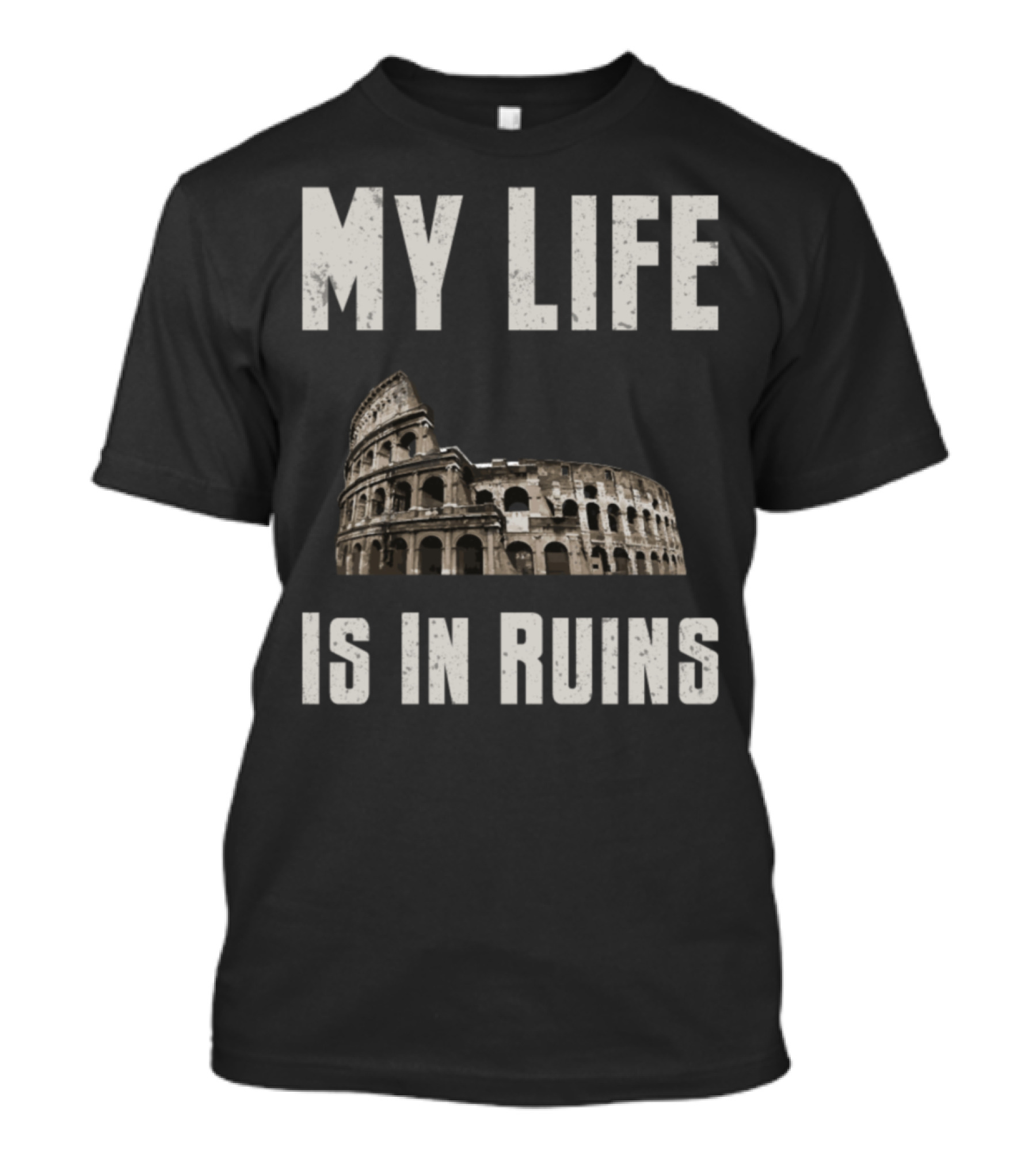 My Life Is In Ruins Archaeology Colosseum T-Shirt