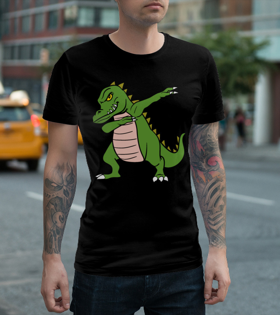 Dabbing T-Rex Dinosaur Dab Dance T-Shirt
