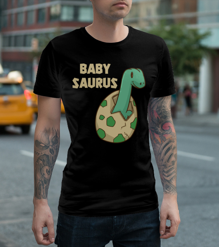 Baby Saurus Dinosaur Brachiosaurus Allosaurus Dino T-Shirt