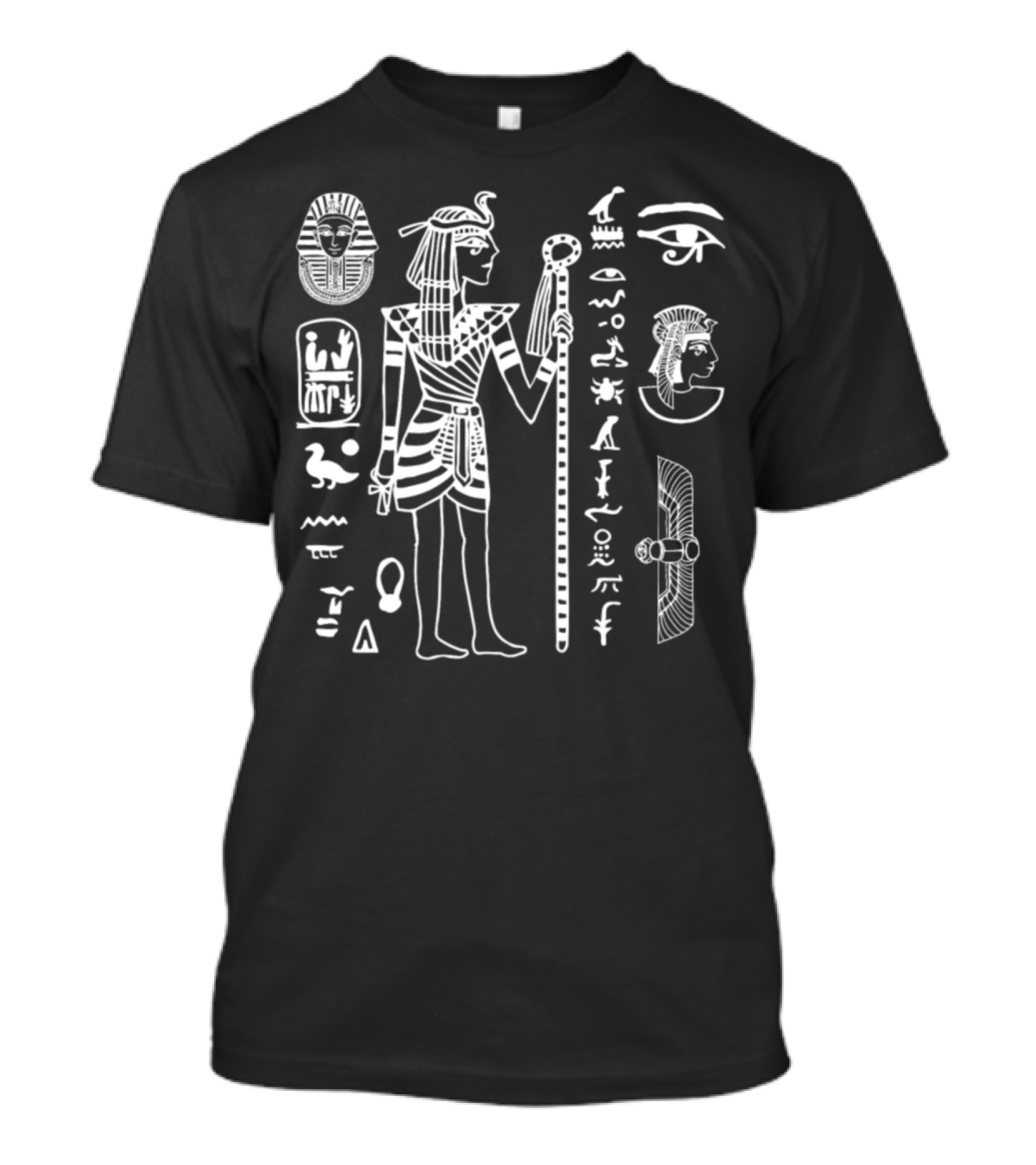 Ancient Egyptian Pharaoh Hieroglyphics And Symbols T-Shirt