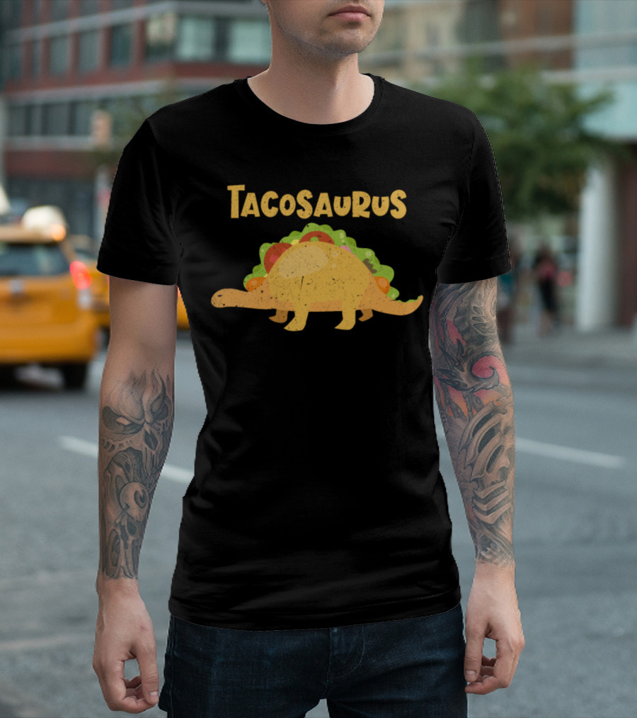 Tacosaurus Dinosaur Taco T-Shirt