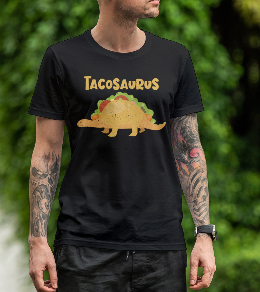 Tacosaurus Dinosaur Taco T-Shirt