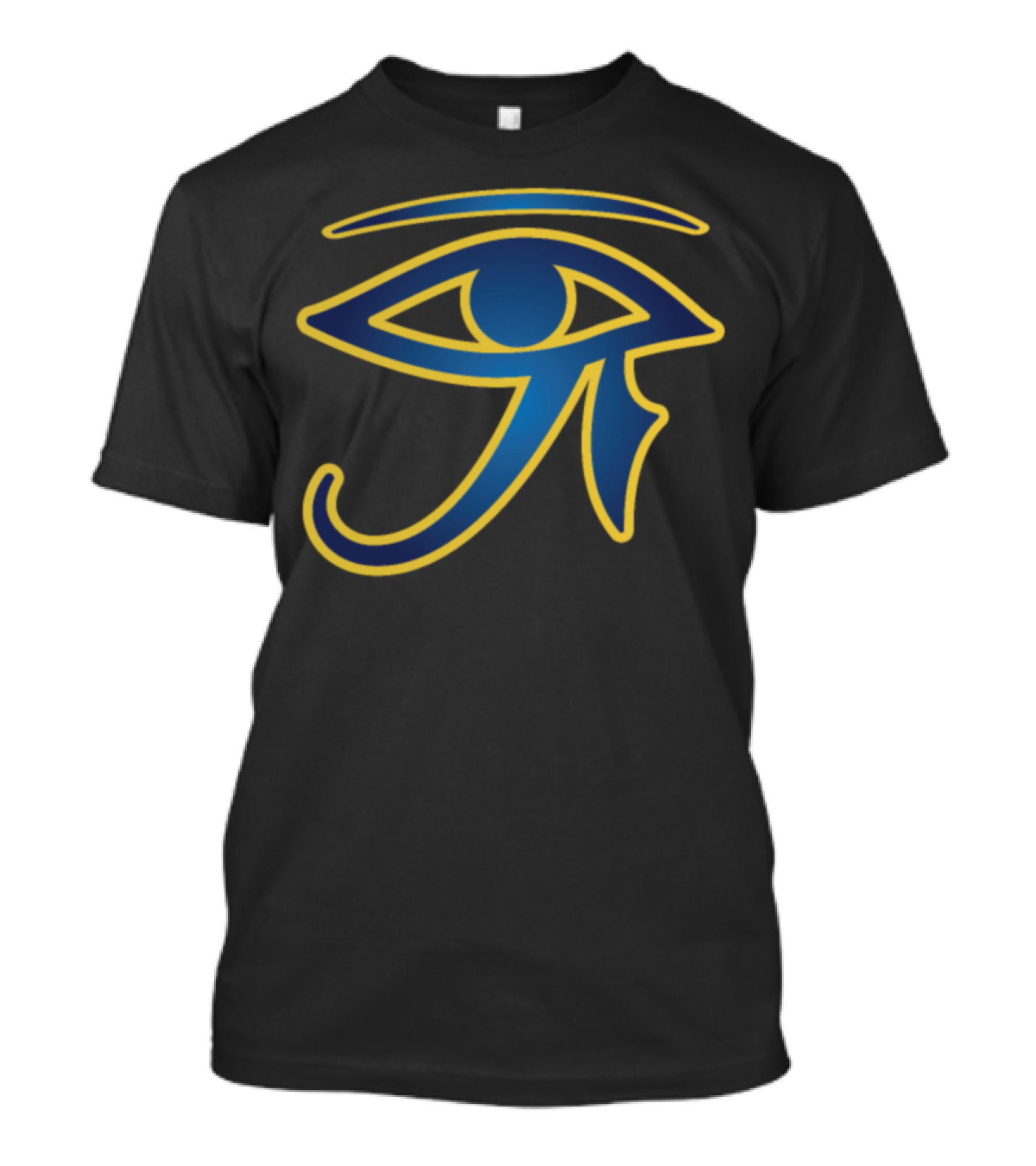 Eye Of Ra With Blue And Yellow Egyptian Pharaoh T-Shirt
