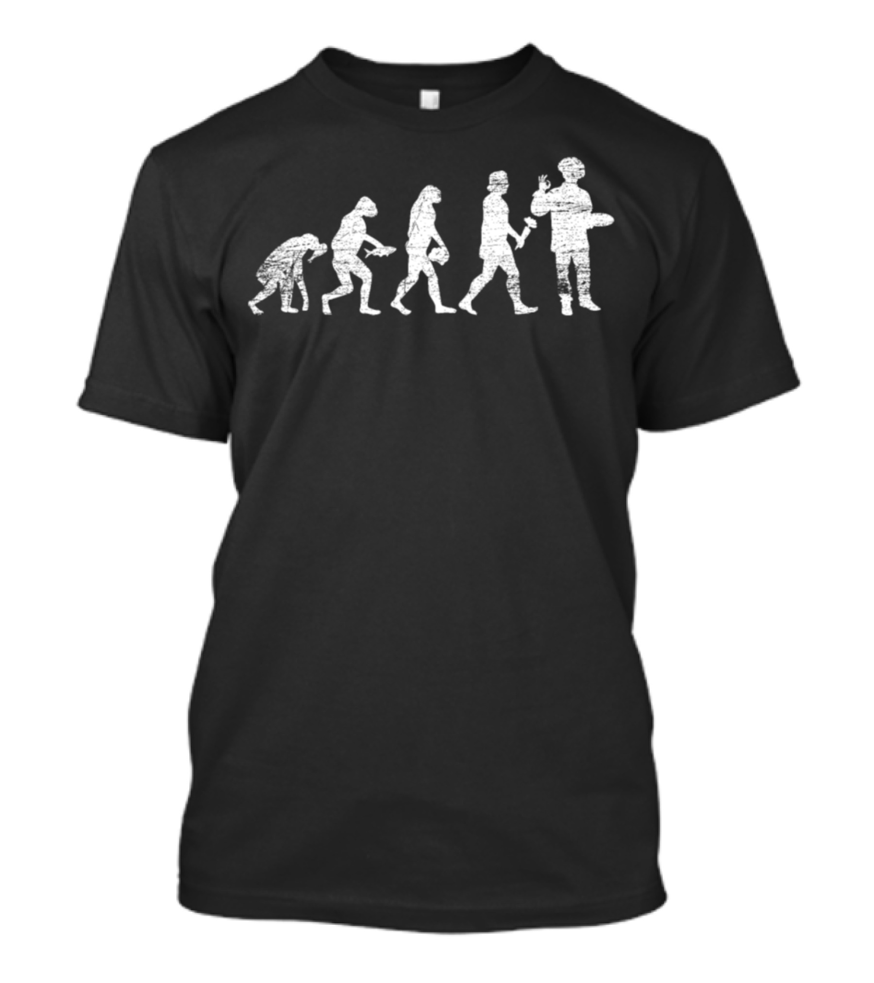 Baker Evolution Funny Baking Bread Humor T-Shirt