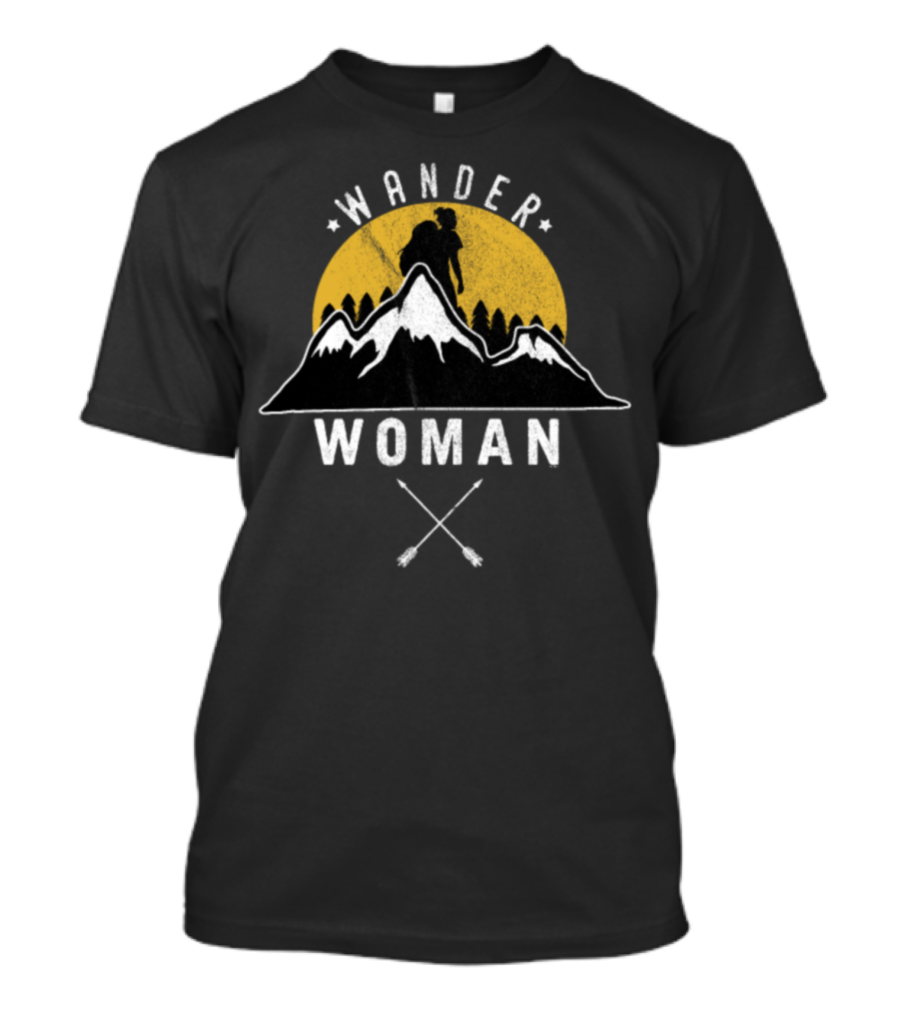Wander Woman Camping Hiking Camper Hiker Wander T-Shirt