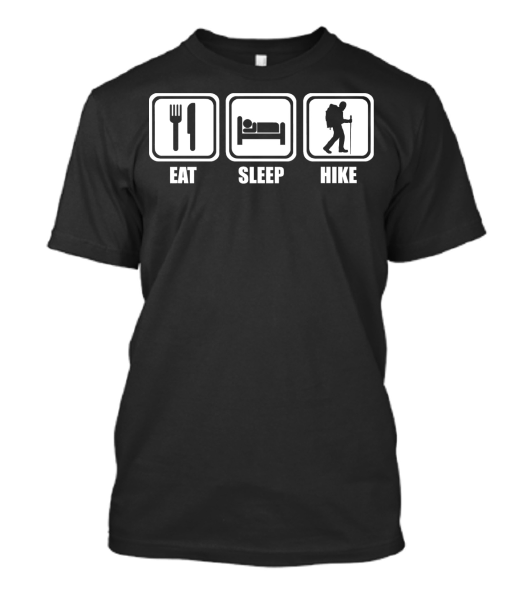 Eat Sleep Hike Hiking Essentials T-Shirt