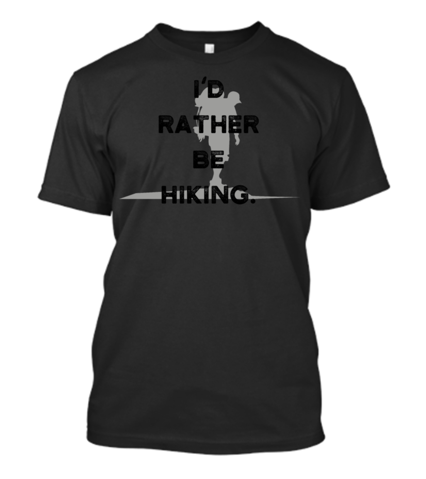 I'd Rather Be Hiking Hiker Mountain Travel Outdoor T-Shirt