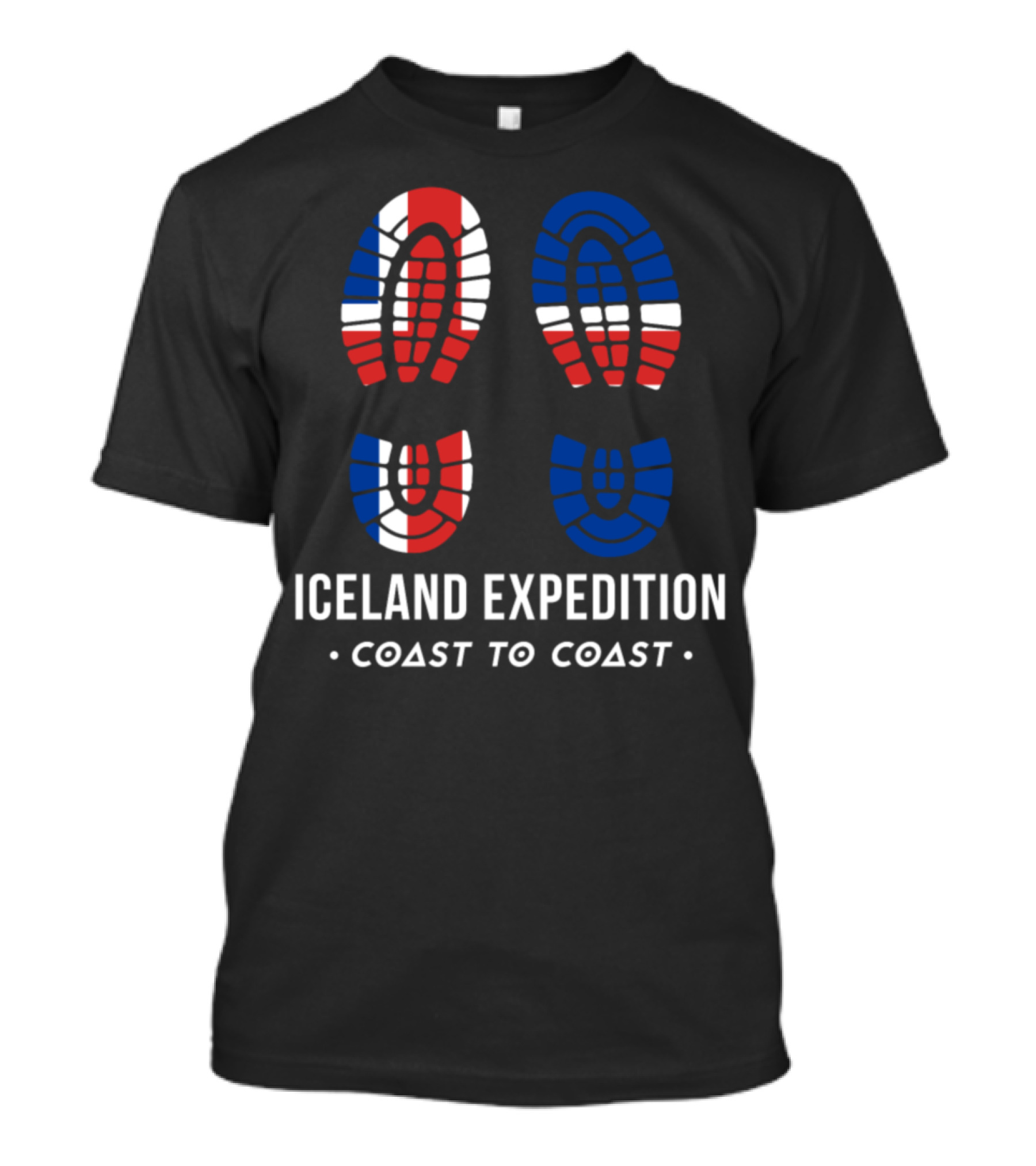 Iceland Expedition Coast To Coast Trail Adventure T-Shirt