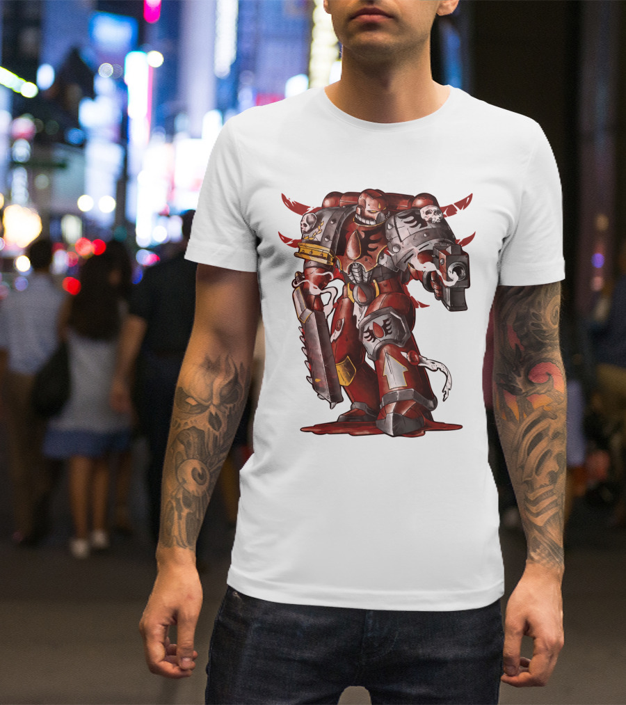 WH Blood Angels Space Marine Warhammer 40K T-Shirt