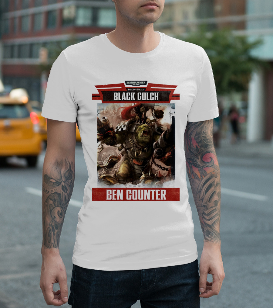 Warhammer 40000 Sanctus Reach Black Gulch Ben Counter T-Shirt