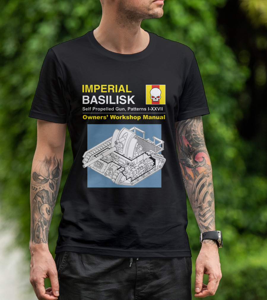 IMPERIAL BASILISK Self Propelled Gun Owners' Workshop Manual T-Shirt