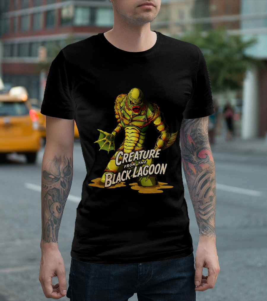 Creature from the Black Lagoon Monster Retro Fan T-Shirt