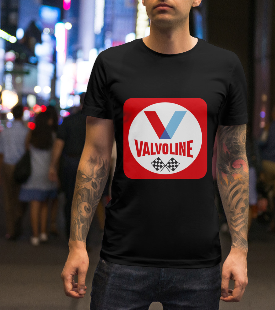 Valvoline Racing Checkered Flag T-Shirt