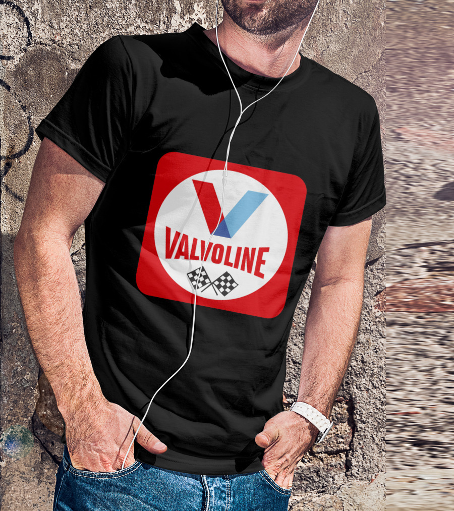 Valvoline Racing Checkered Flag T-Shirt