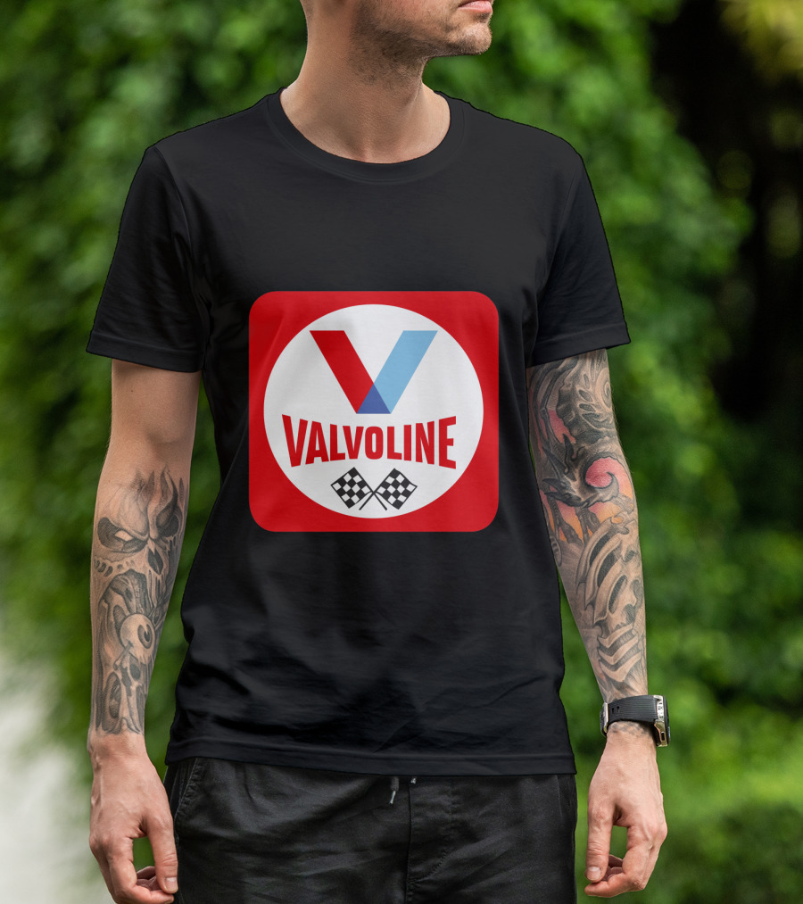 Valvoline Racing Checkered Flag T-Shirt