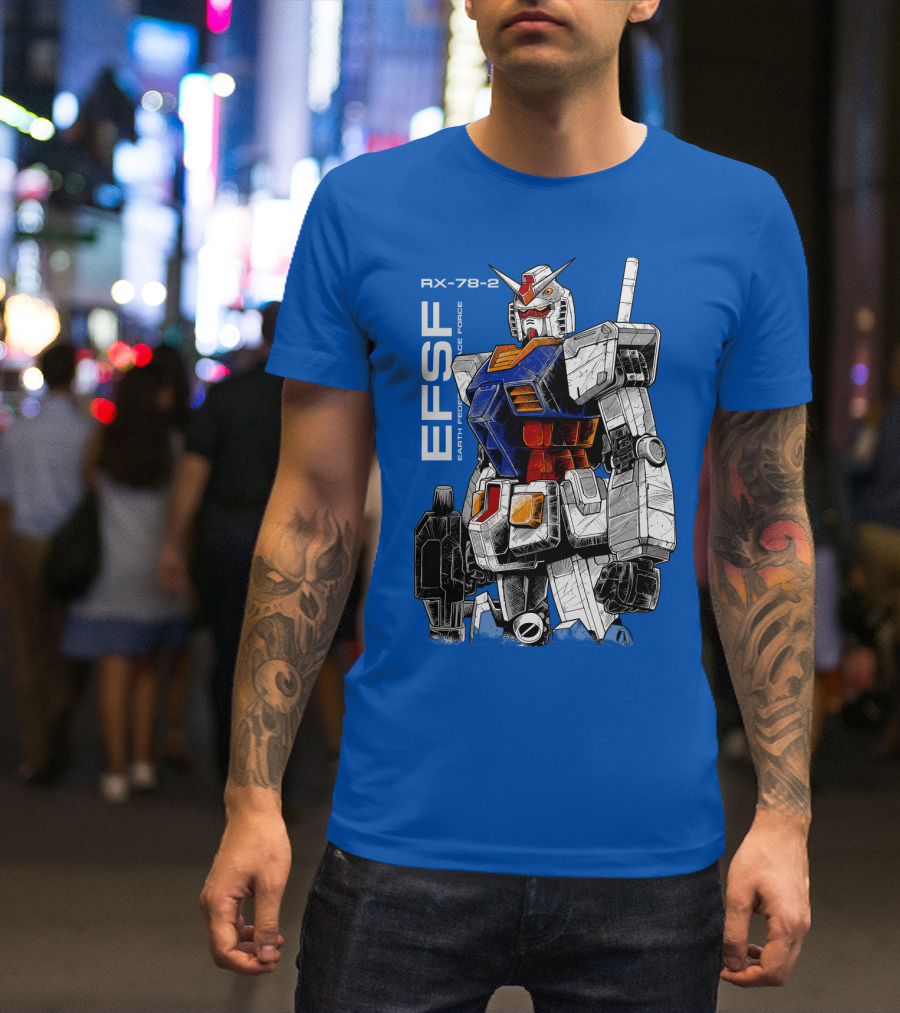 RX-78-2 Gundam EFSF Earth Federation Space Force T-Shirt