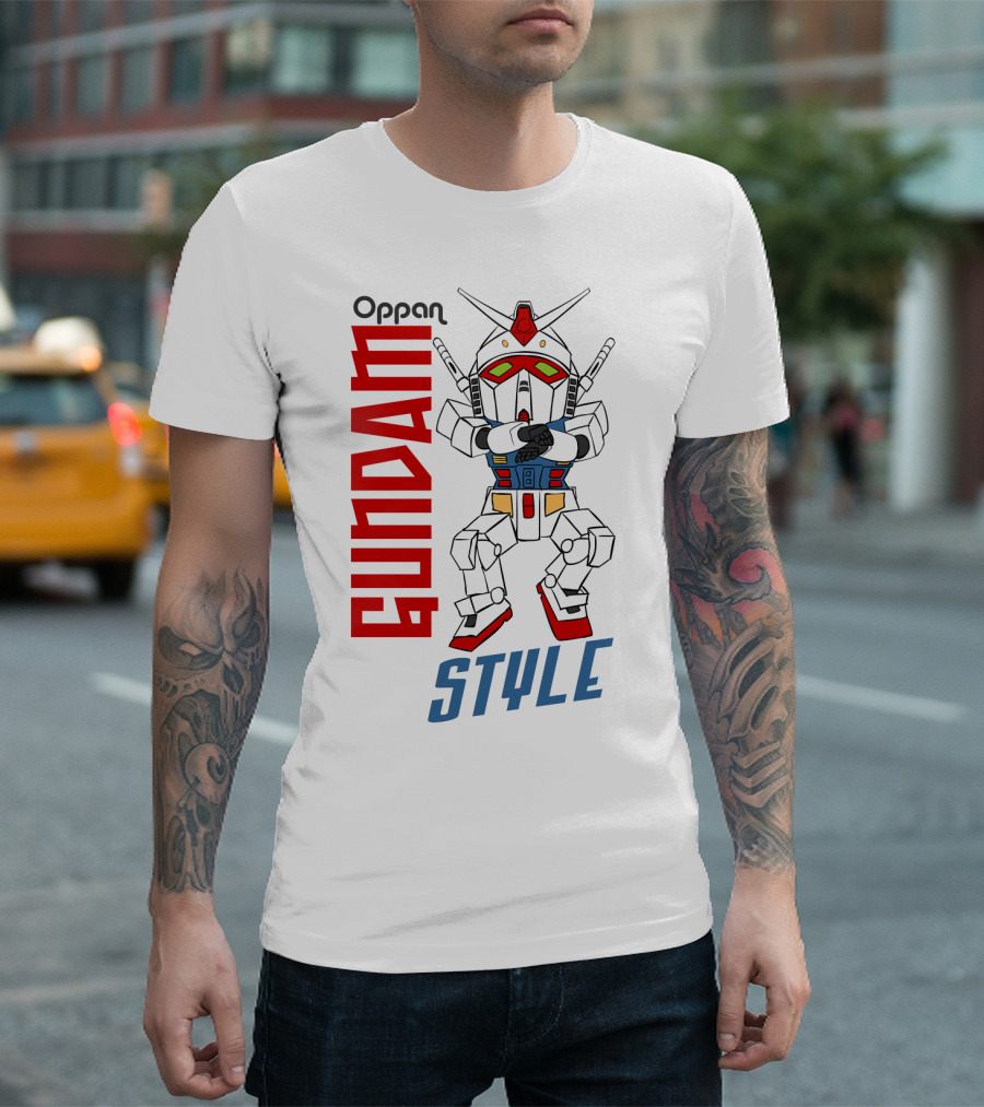 Oppan Gundam Style Vintage Mecha Dance T-Shirt