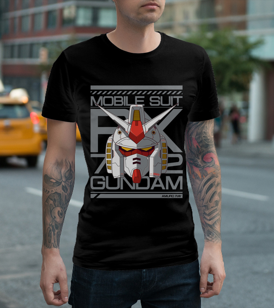 Mobile Suit RX 78 2 Gundam Amuro Ray T-Shirt
