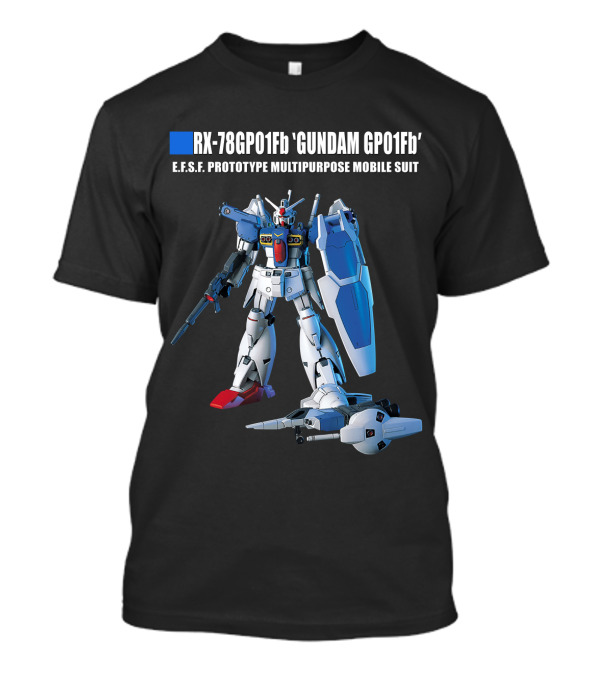 RX-78GP01Fb Gundam GP01Fb E.F.S.F. Prototype Multipurpose Mobile Suit T-Shirt