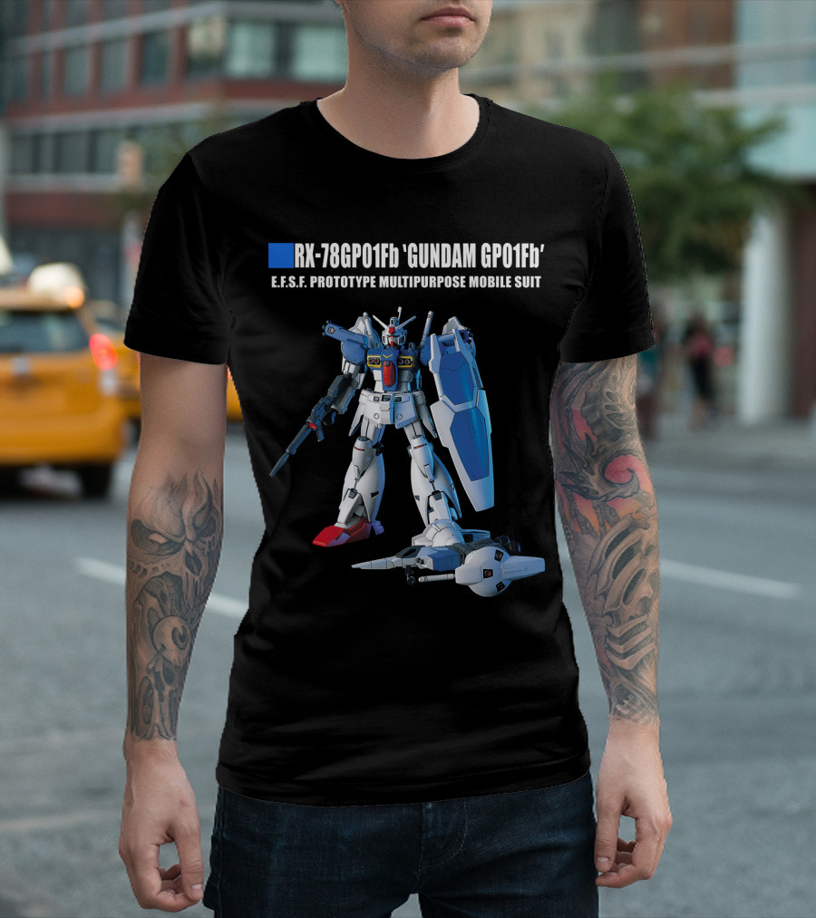 RX-78GP01Fb Gundam GP01Fb E.F.S.F. Prototype Multipurpose Mobile Suit T-Shirt