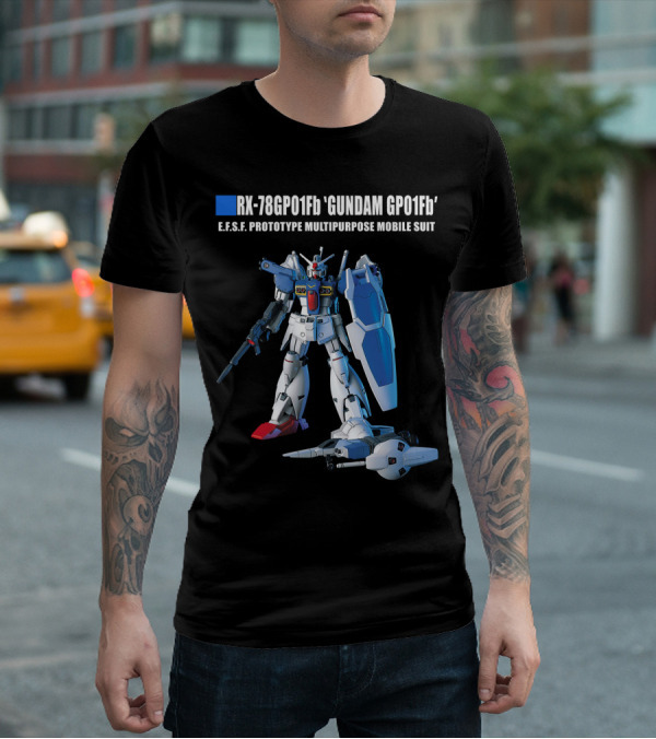RX-78GP01Fb Gundam GP01Fb E.F.S.F. Prototype Multipurpose Mobile Suit T-Shirt