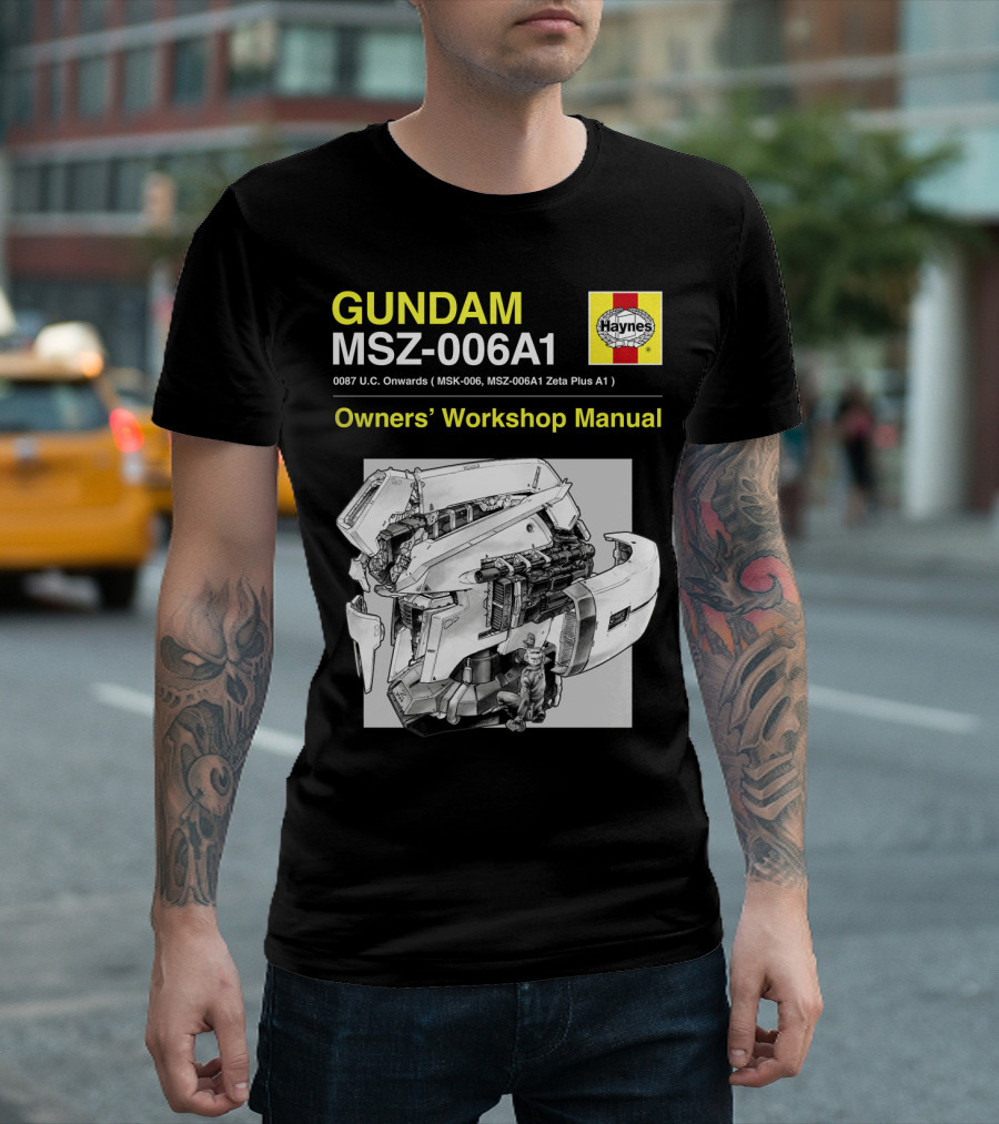 Gundam MSZ-006A1 Zeta Plus Owners' Workshop Manual Haynes 0087 U.C. Onwards T-Shirt