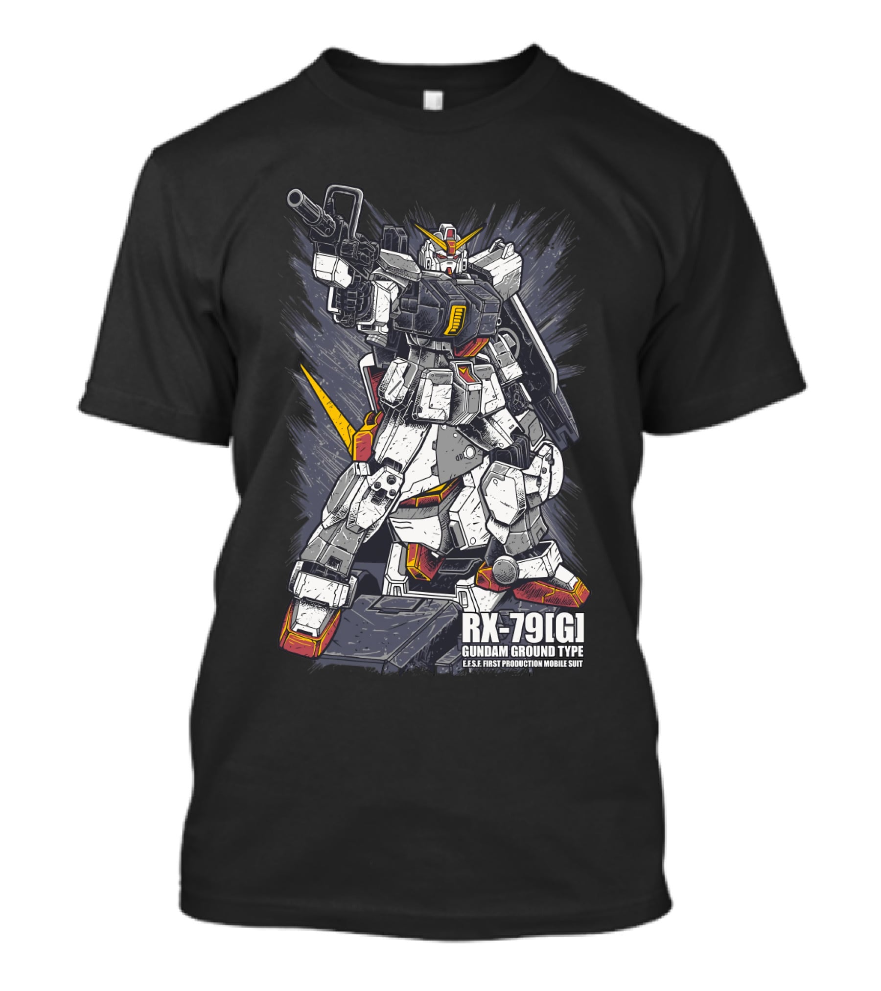 RX-79[G] Gundam Ground Type U.N.T. First Production Mobile Suit T-Shirt