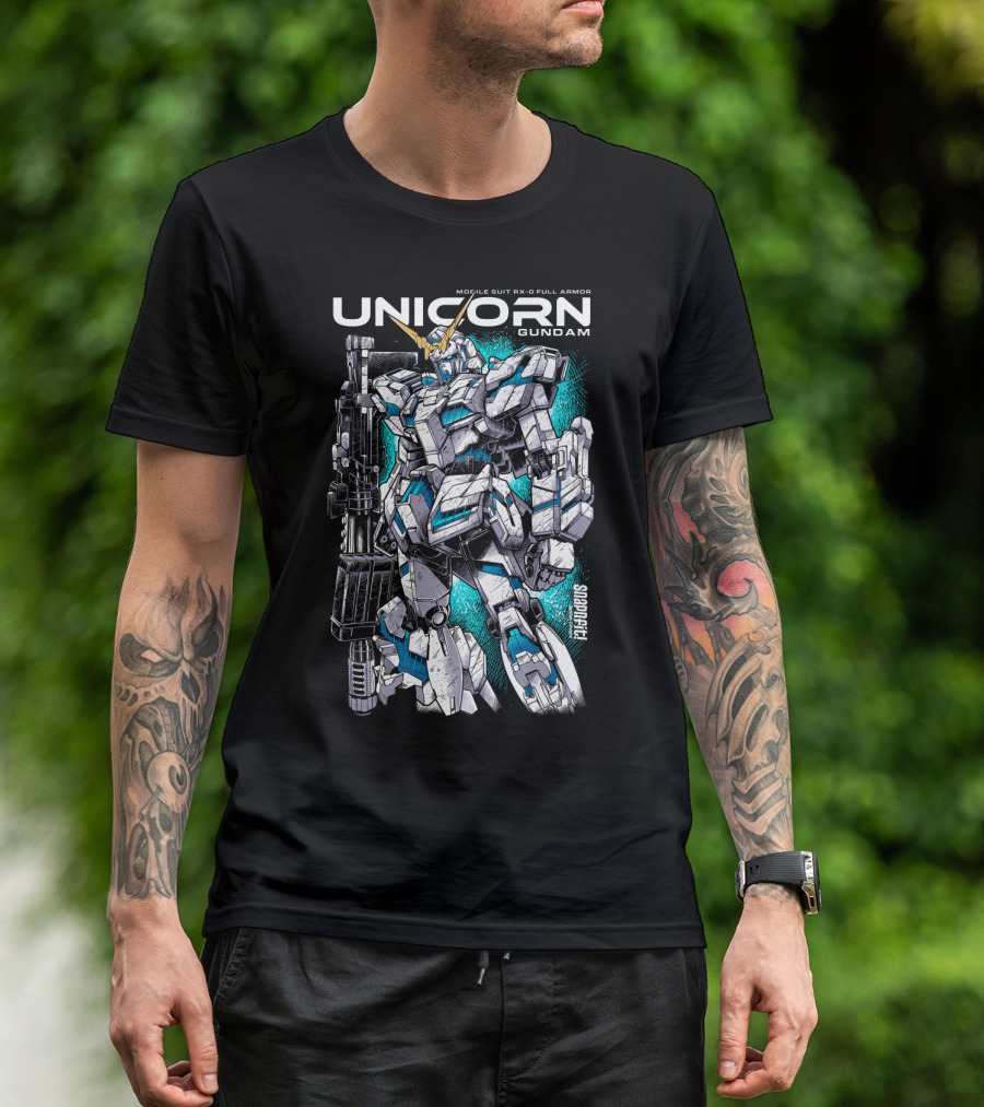 Mobile Suit RX-0 Full Armor Unicorn Gundam T-Shirt