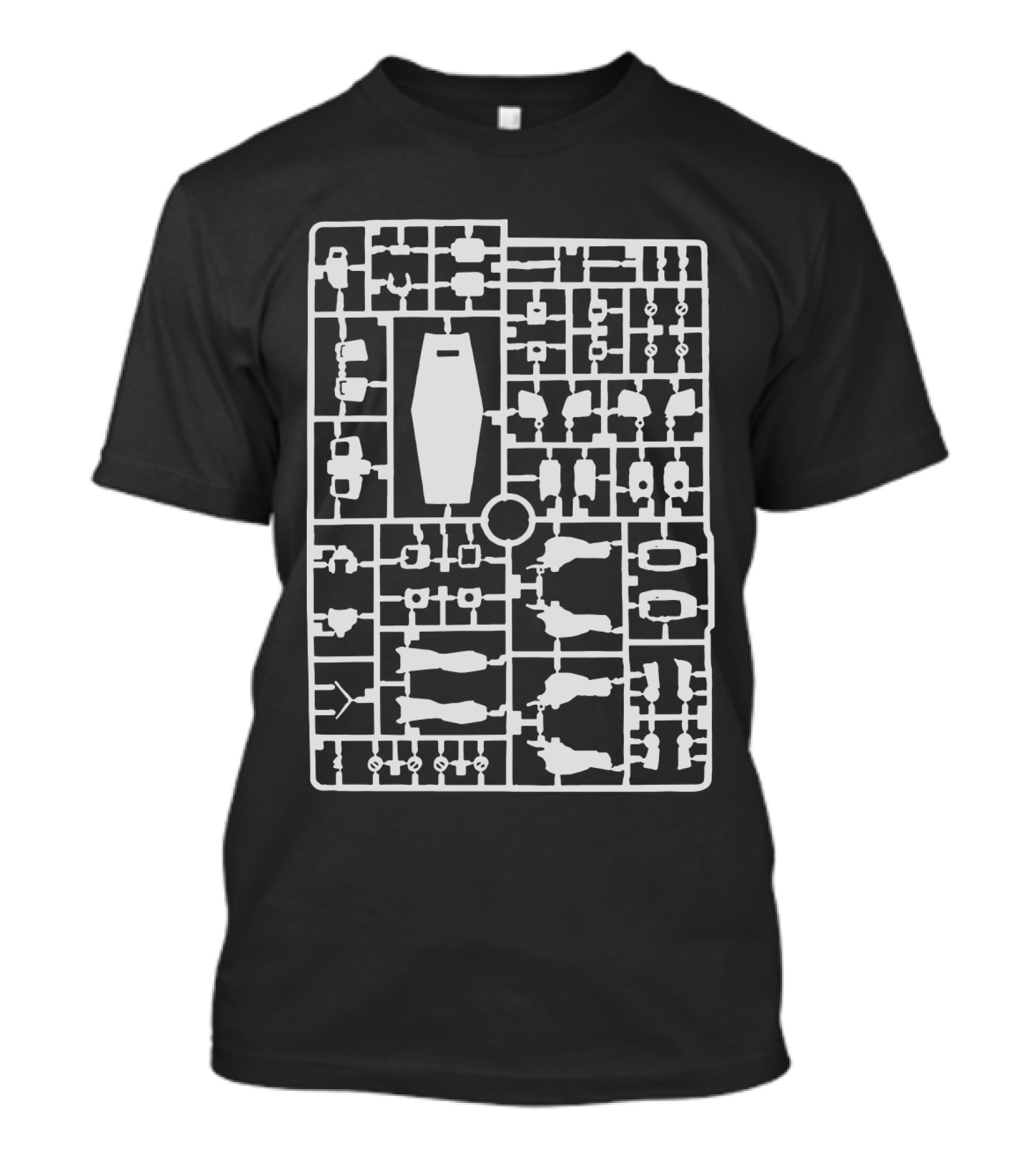 Gundam Plastic Model Kit Runner Frame T-Shirt