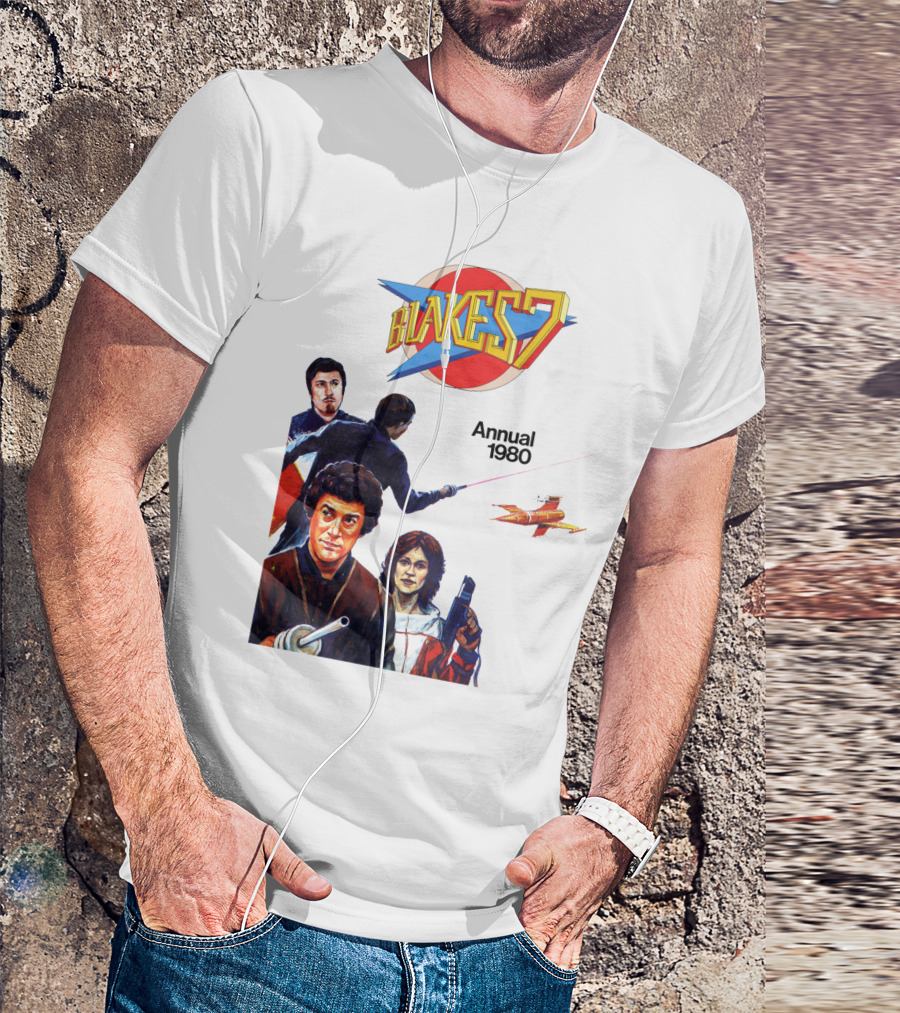 Blake's 7 Annual 1980 Classic Sci-Fi Series Cover T-Shirt
