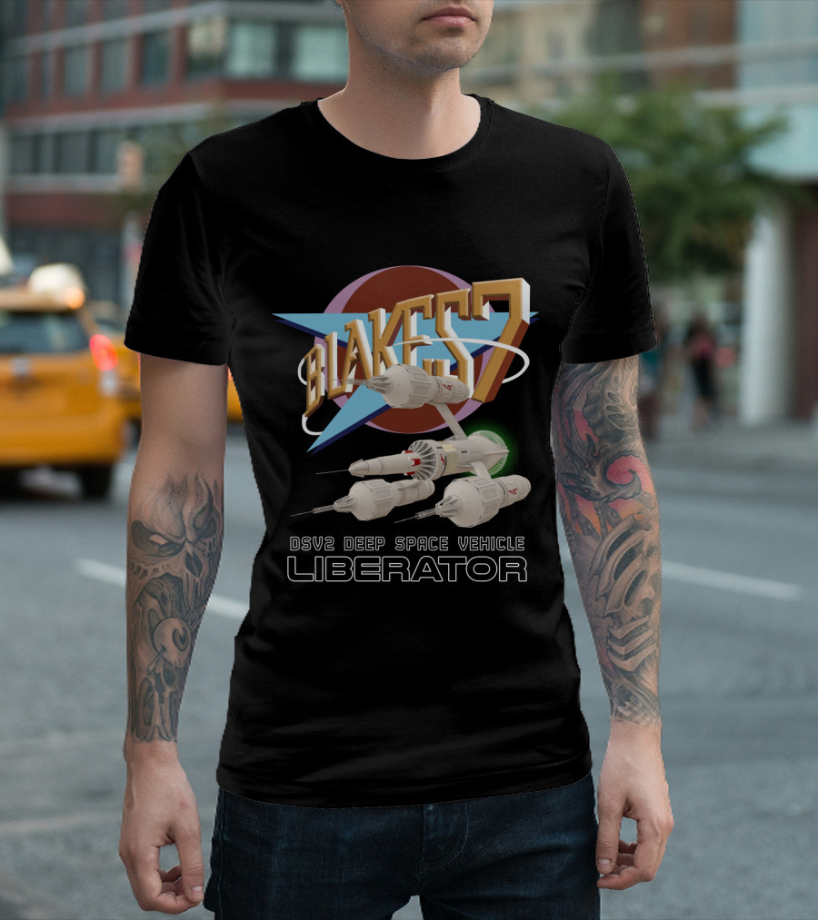Blake's 7 DSV2 Deep Space Vehicle Liberator T-Shirt