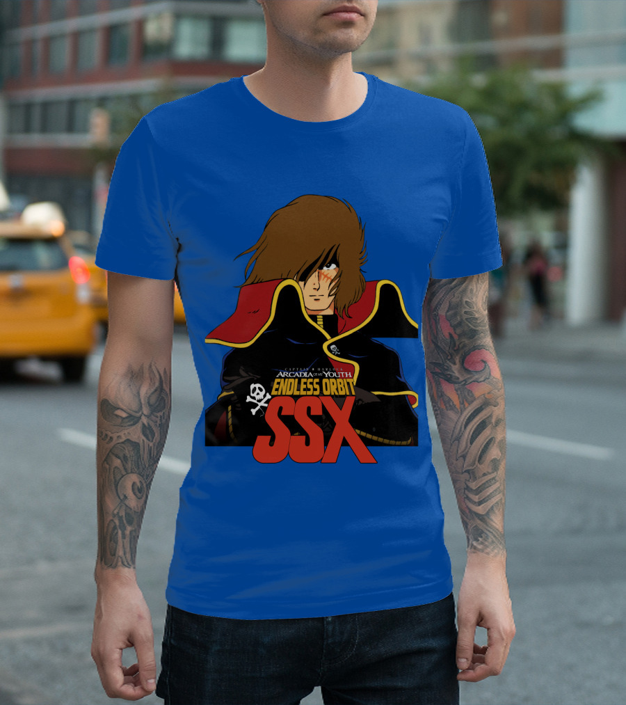Captain Harlock Arcadia of My Youth Endless Orbit SSX T-Shirt