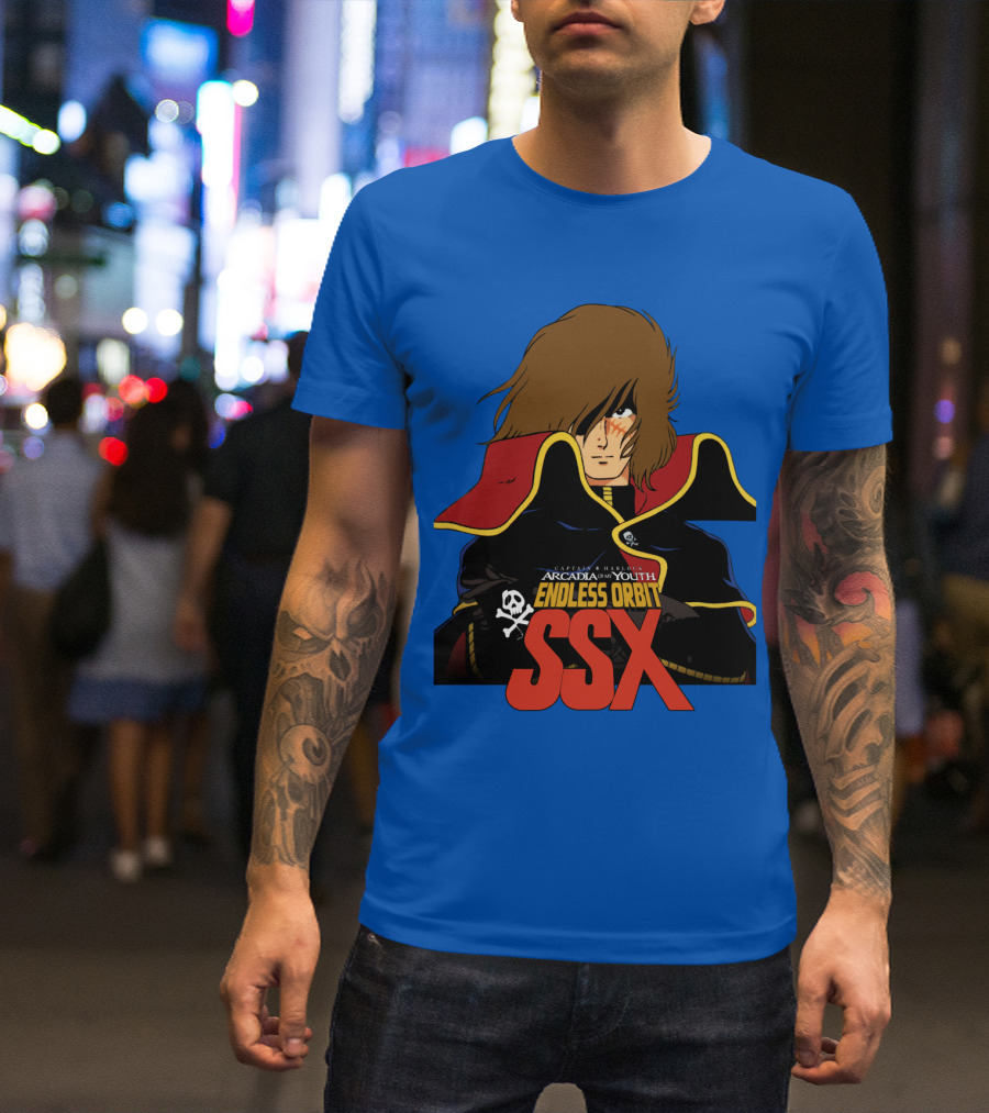 Captain Harlock Arcadia Of My Youth Endless Orbit SSX T-Shirt