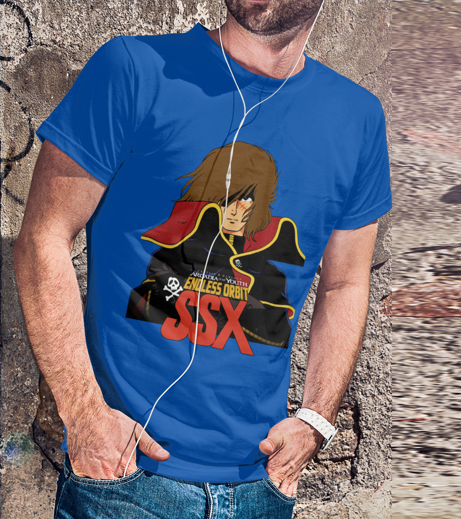 Captain Harlock Arcadia Of My Youth Endless Orbit SSX T-Shirt
