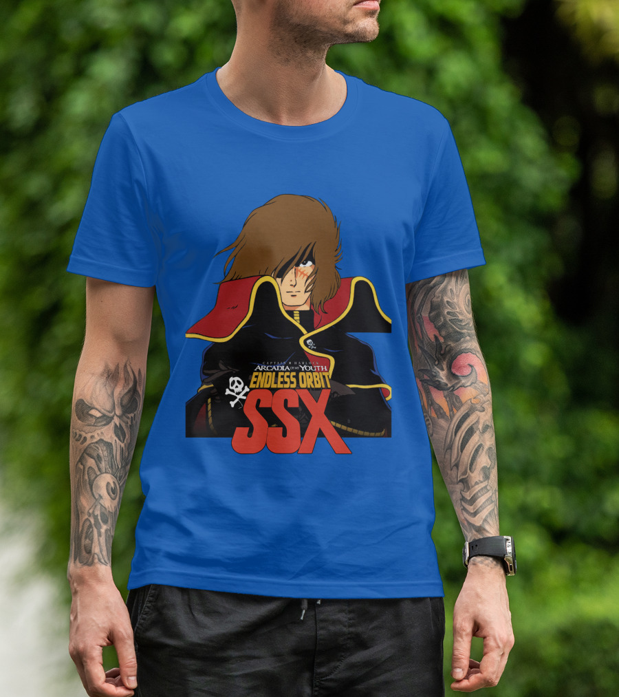 Captain Harlock Arcadia Of My Youth Endless Orbit SSX T-Shirt