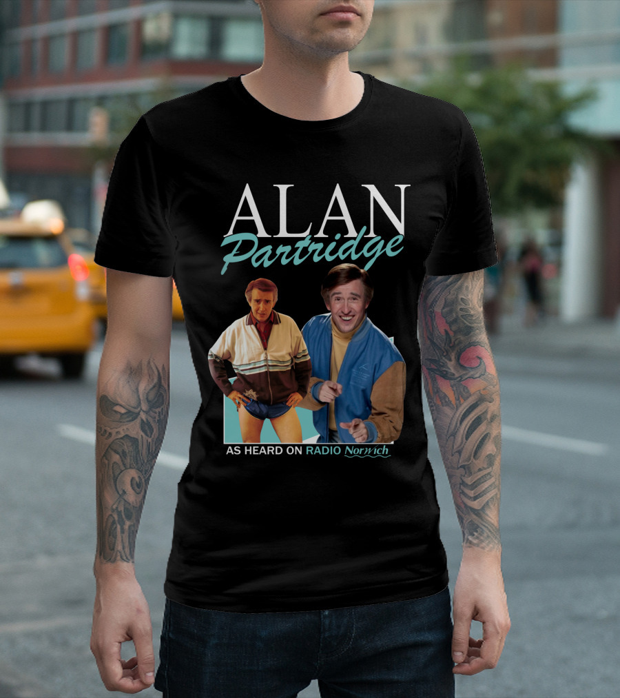 ALAN Partridge As Heard On RADIO Norwich T-Shirt