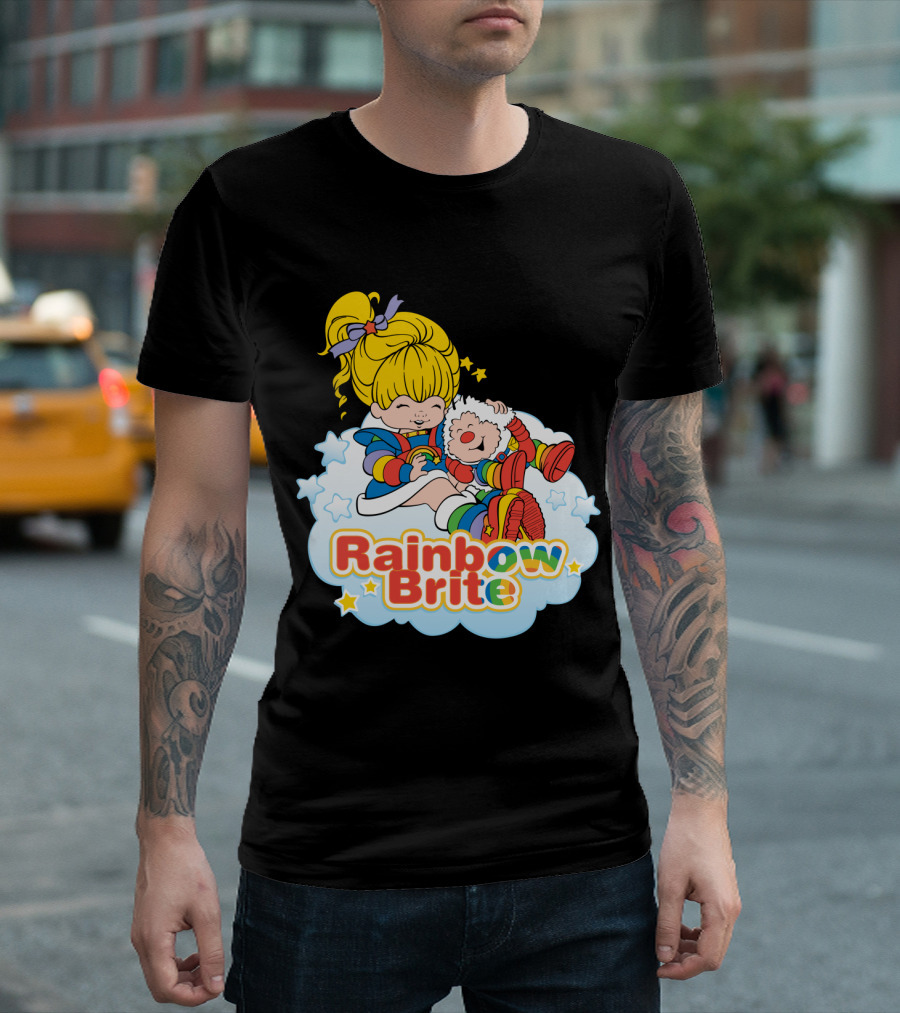 Rainbow Brite and Twink Smiling Happiness Cloud Adventure T-Shirt