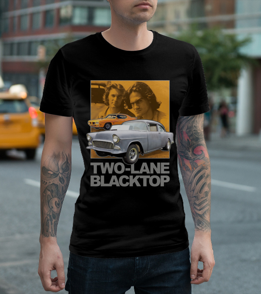 Two-Lane Blacktop Classic Cars and Characters T-Shirt