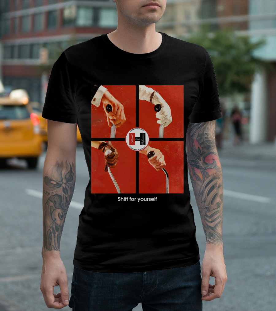 Shift for Yourself Hurst Performance Gear Shift Hands T-Shirt